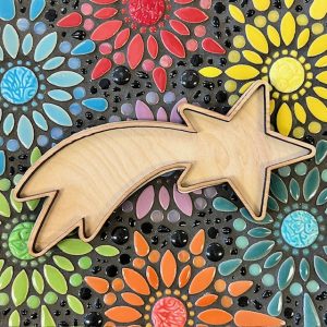 Wood Shape - Shooting Star