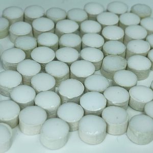 Micro Circle WW02 Glazed White