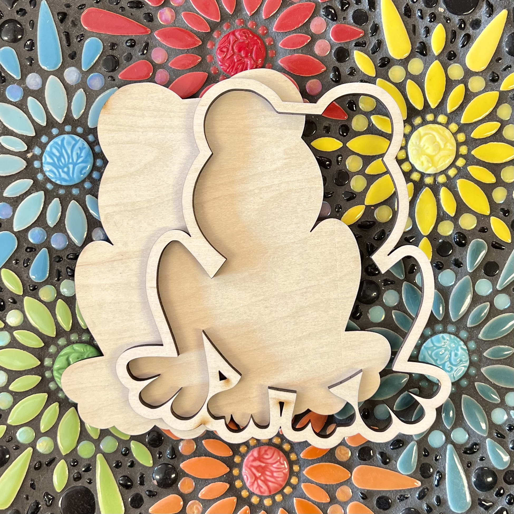 Wood Shape - Frog - Image 2