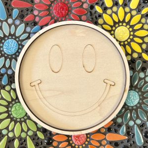 Wood Shape - Happy