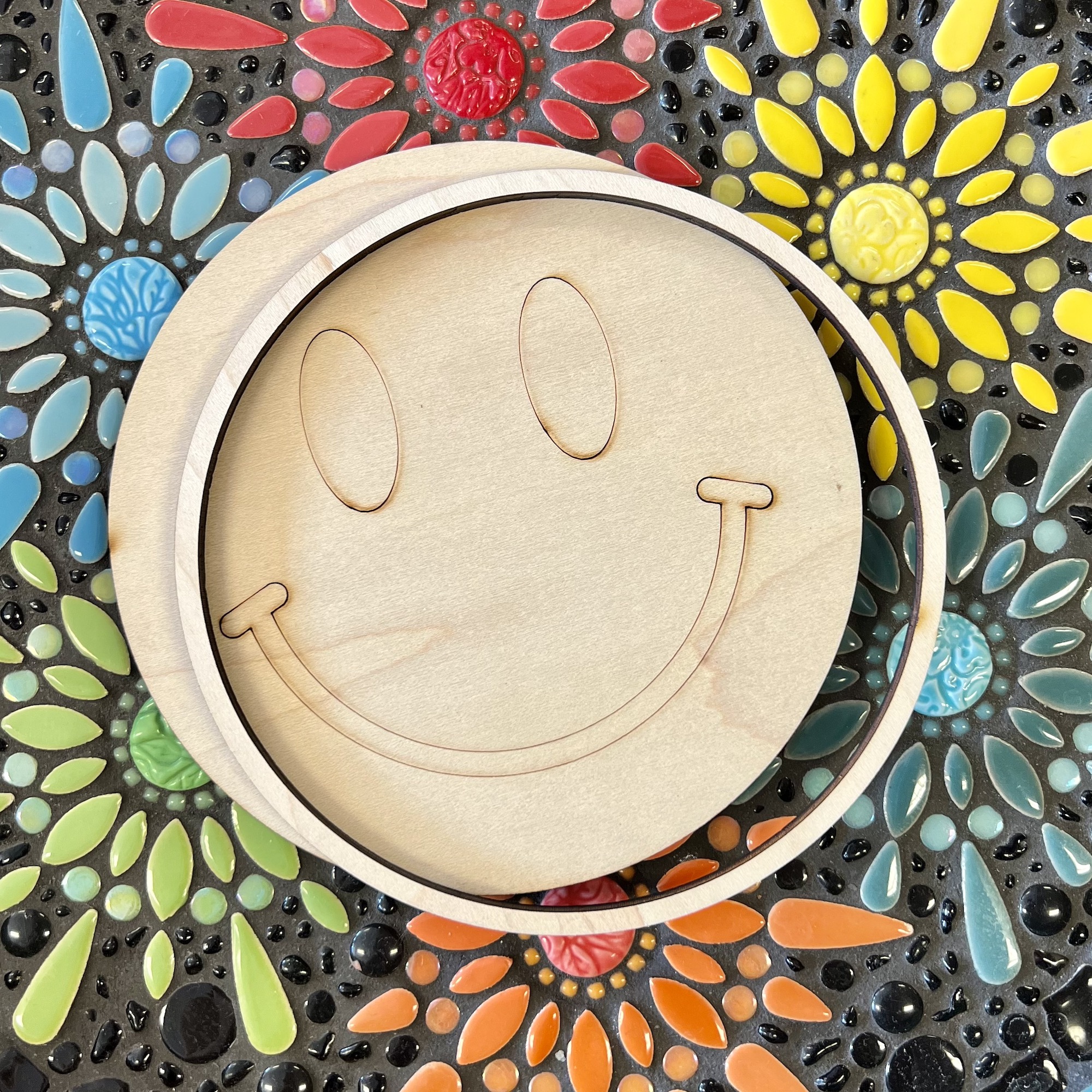 Wood Shape - Happy - Image 2