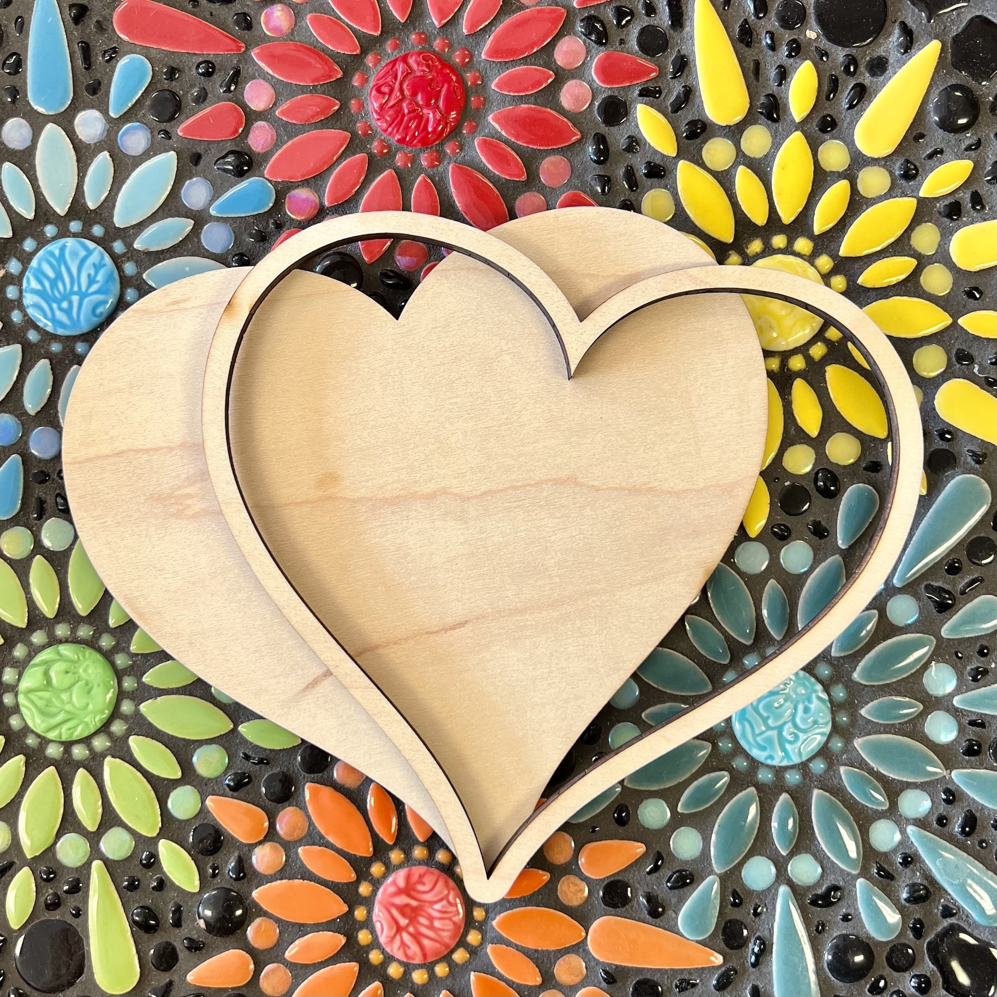 Wood Shape - Heart - Image 2
