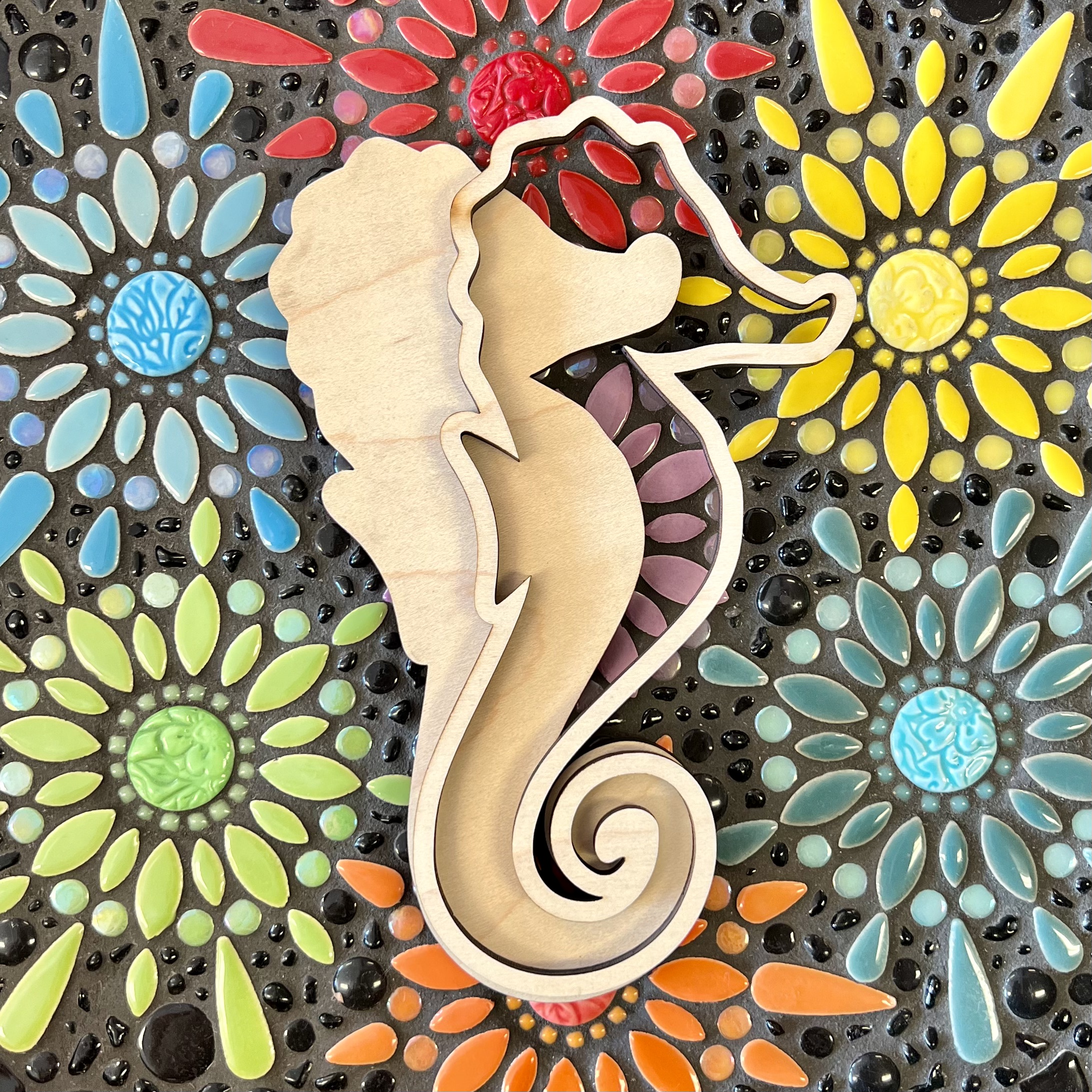 Wood Shape - Seahorse - Image 2